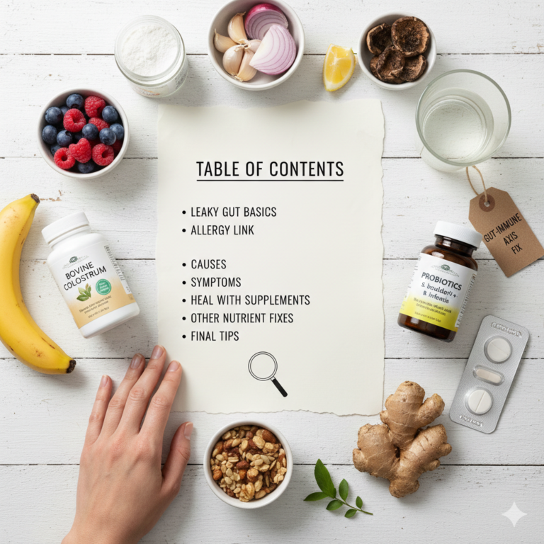 Allergies and Gut Health Heal Leaky Gut to End Reactions