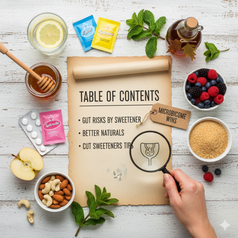 Artificial Sweeteners and Gut Health Ditch Them for Naturals