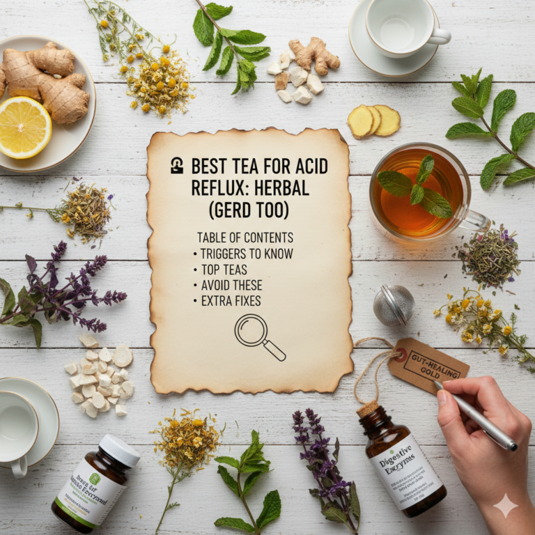 Best Tea for Acid Reflux Herbal Relief (GERD Too)