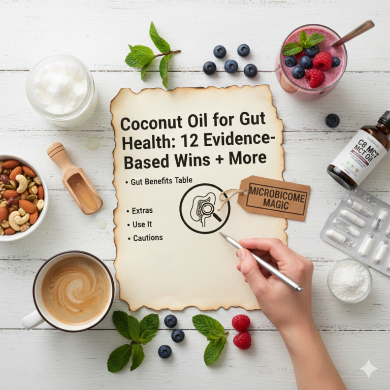 Coconut Oil for Gut Health 12 Evidence-Based Wins + More