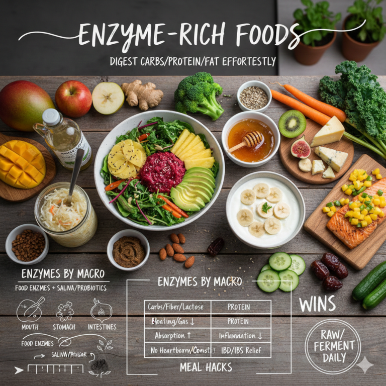 Enzyme-Rich Foods Digest CarbsProteinFat Effortlessly