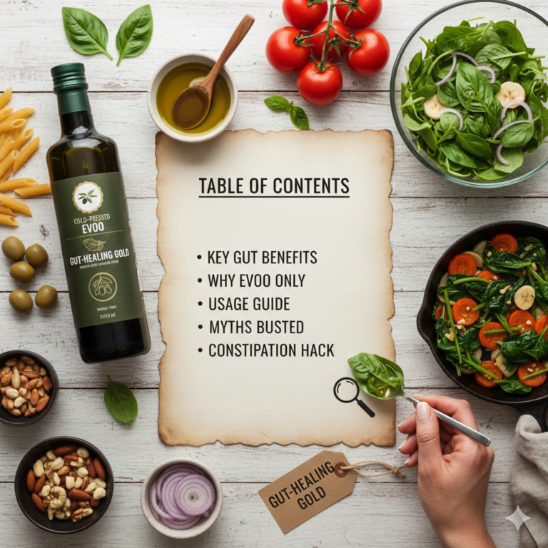 Extra Virgin Olive Oil Digestion Benefits Gut-Healing Gold