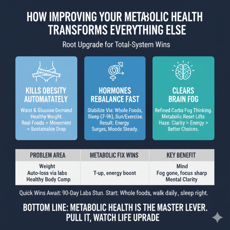 How Improving Your Metabolic Health Transforms Everything Else