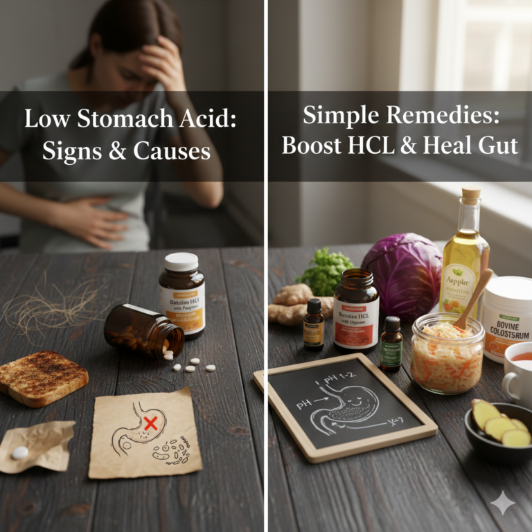 Low Stomach Acid Signs, Causes, and Simple Remedies