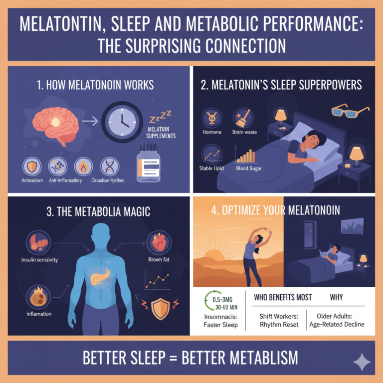 Melatonin, Sleep, and Metabolic Performance The Surprising Connection