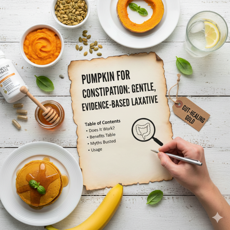 Pumpkin for Constipation Gentle, Evidence-Based Laxative