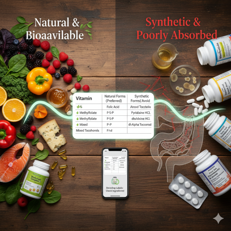 Synthetic Vitamins to Avoid Protect Your Gut with Natural Alternatives