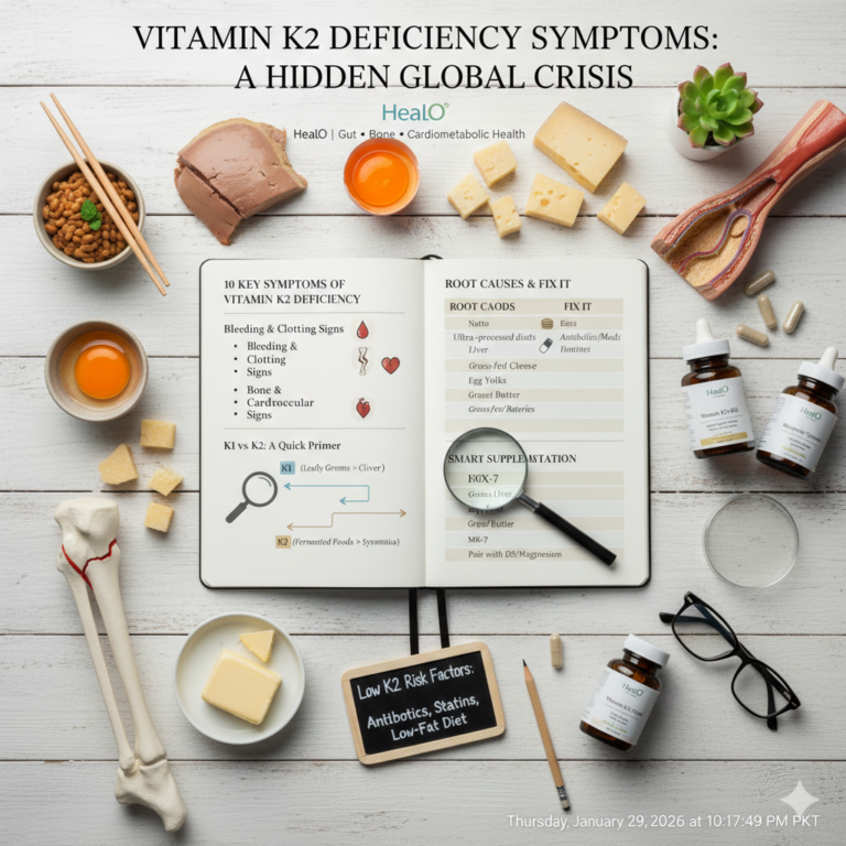 Vitamin K2 Deficiency Symptoms A Hidden Global Crisis