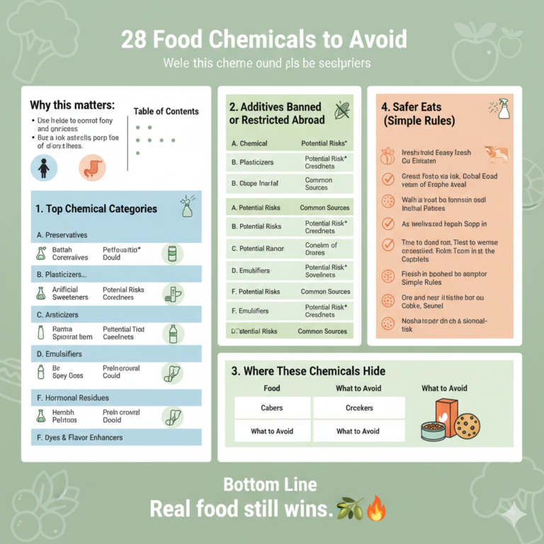 28 Food Chemicals to Avoid