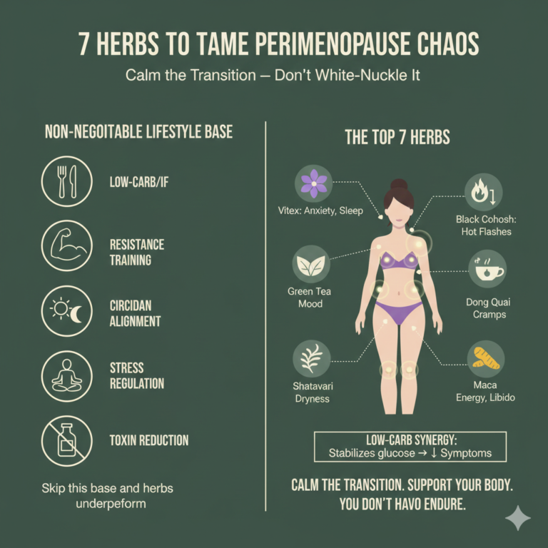 7 Herbs to Tame Perimenopause Chaos