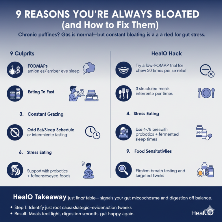 9 Reasons You're Always Bloated (and How to Fix Them)