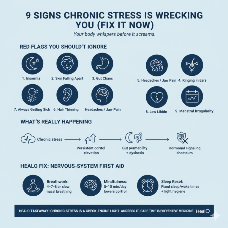 9 Signs Chronic Stress Is Wrecking You (Fix It Now)