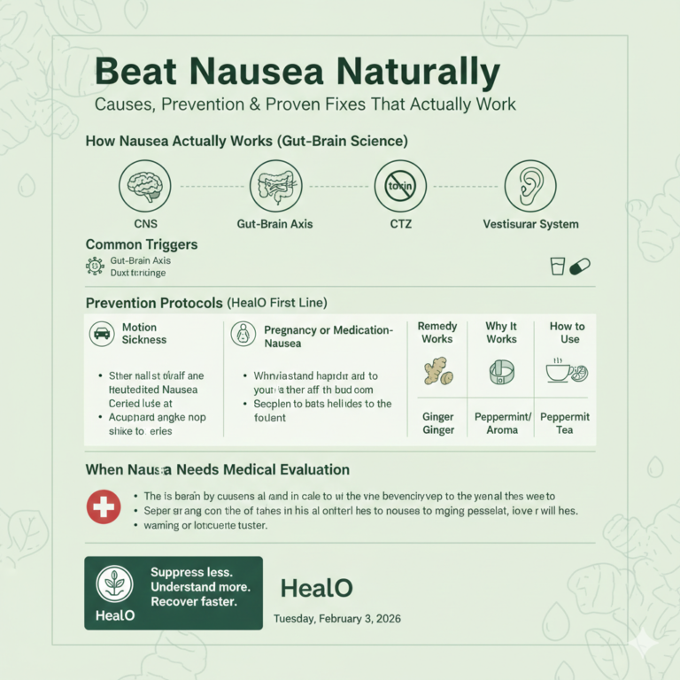 Beat Nausea Naturally