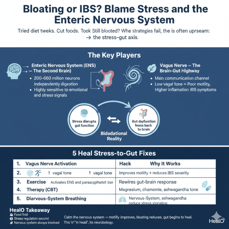 Bloating or IBS Blame Stress and the Enteric Nervous System