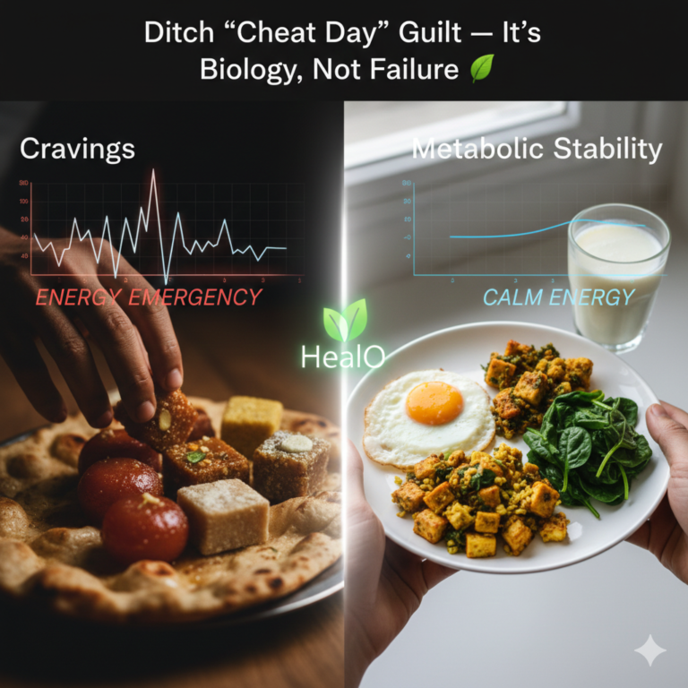 Ditch “Cheat Day” Guilt — It’s Biology, Not Failure 🍃