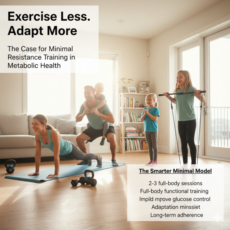 Exercise Less. Adapt More