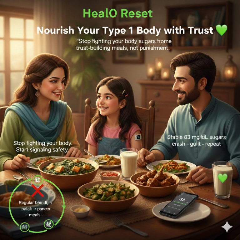 HealO Reset Nourish Your Type 1 Body with Trust 💚
