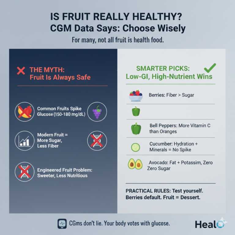 Is Fruit Really Healthy CGM Data Says Choose Wisely
