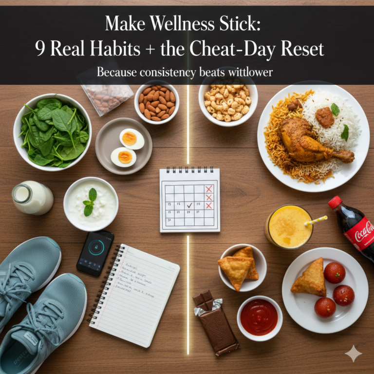 Make Wellness Stick 9 Real Habits + the Cheat-Day Reset