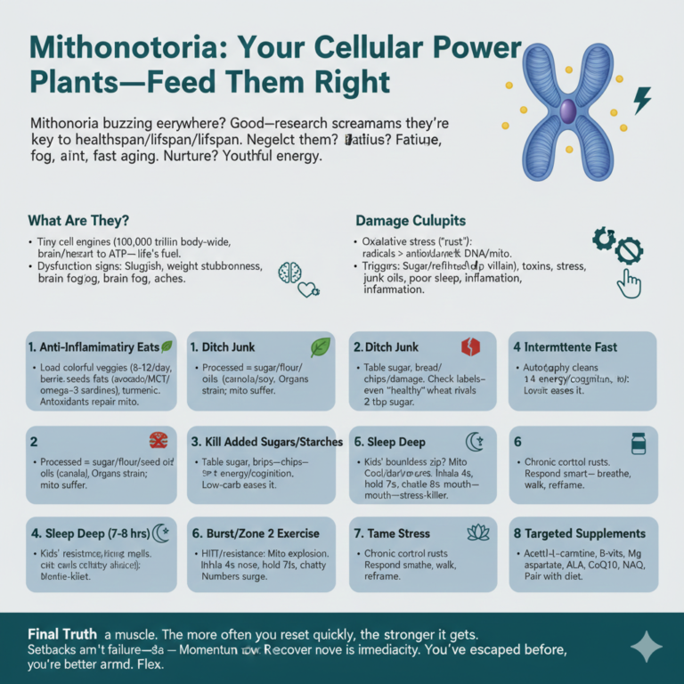 Mitochondria Your Cellular Power Plants—Feed Them Right