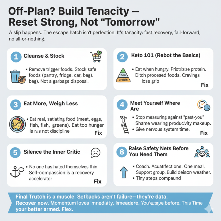 Off-Plan Build Tenacity — Reset Strong, Not “Tomorrow”