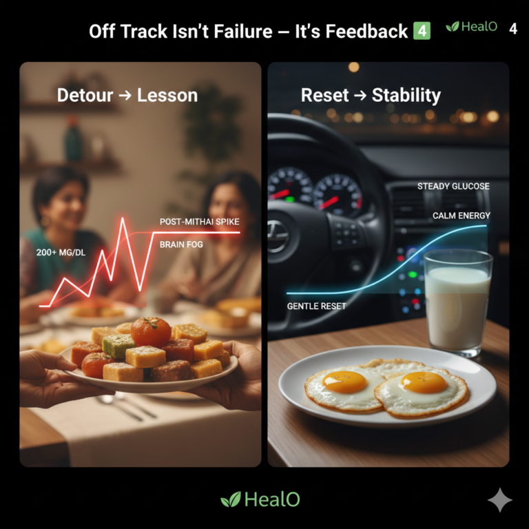 Off Track Isn’t Failure — It’s Feedback 📊