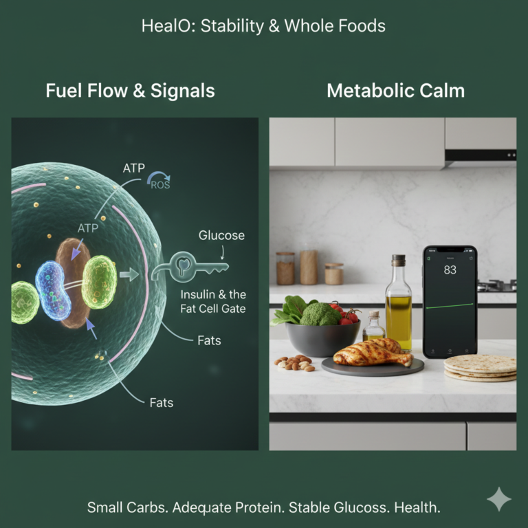 🔐 Insulin & the Fat Cell “Gate”