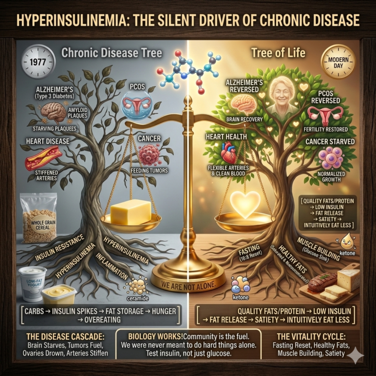 🔬 Why We Get Sick Insulin Resistance—The Silent Driver of 90% of Chronic Disease