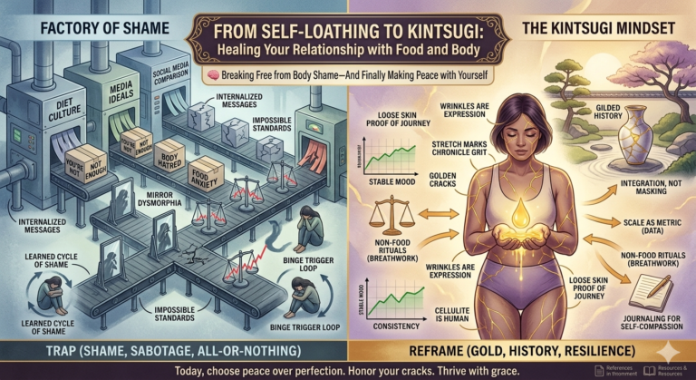 💔 From Self-Loathing to Kintsugi Healing Your Relationship with Food and Body